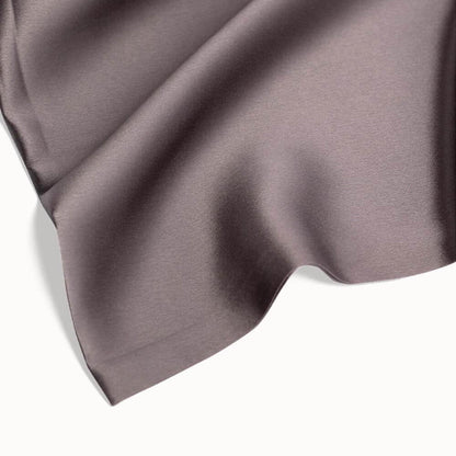 Deluxe Vegan Silk Pillowcase Moonstone Grey